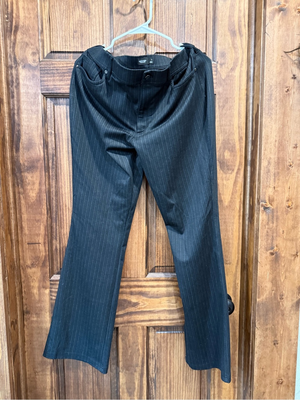 Women’s Black Pinstripe Dress Pants Vera wang